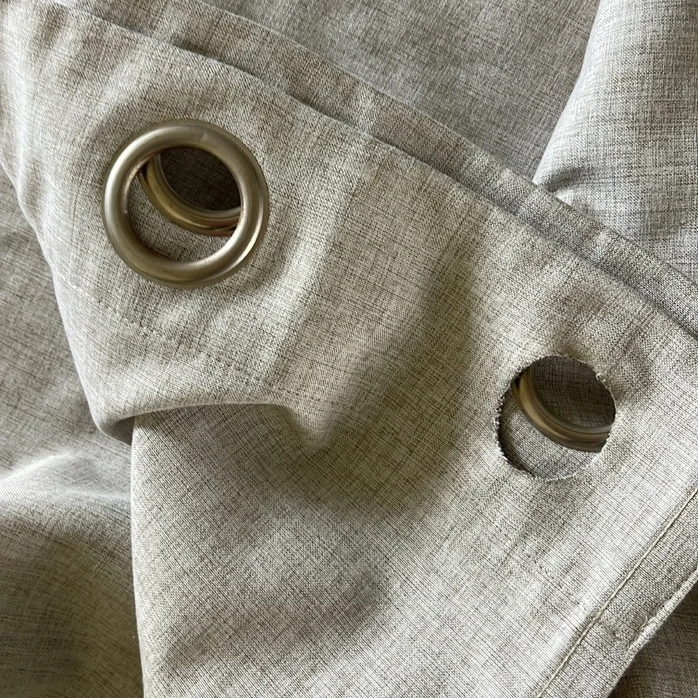 Cream Grommet Blackout Curtains